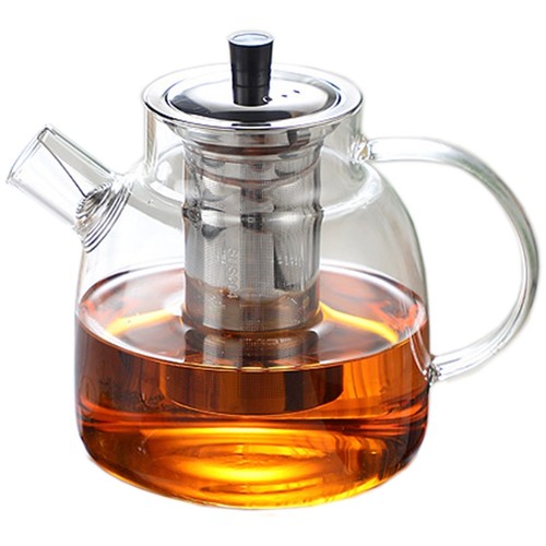 45oz 1300ml glass teapot with - 45oz/1300ml,