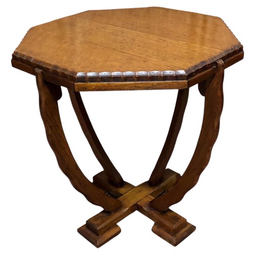 Handsome art deco oak coffee - handsome,