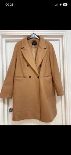 Dorothy perkins tan brown wool - brown,