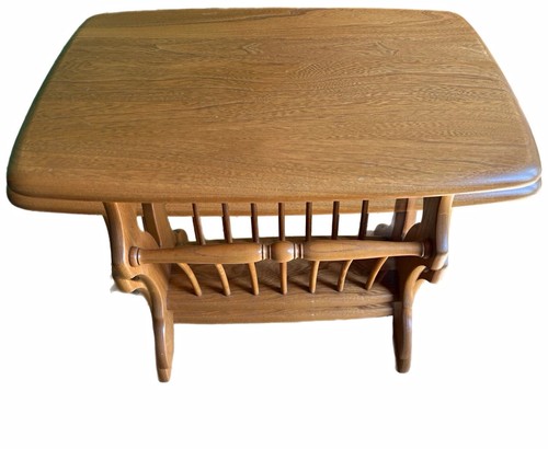 Ercol brown wooden - brown, rectangular