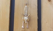 Solid Brass Fox Door Knocker