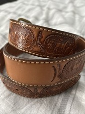 1980s TexTan Leather Belt Sz