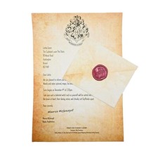 Personalised Harry Potter Studio Tour Letter gift letter Wax Seal Christmas Gift
