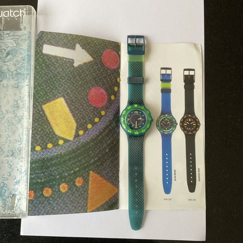 Swatch scuba 200 blue - scuba,