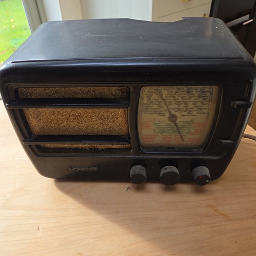 Post ww2 german bakelite valve - german,