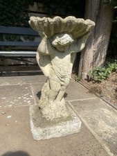 Aged Angel Birdbath Garden