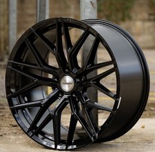 21" BMW X6 E71 2008-2014 Riviera RF101 Flow Formed 9j 10.5j Gloss Black Alloys