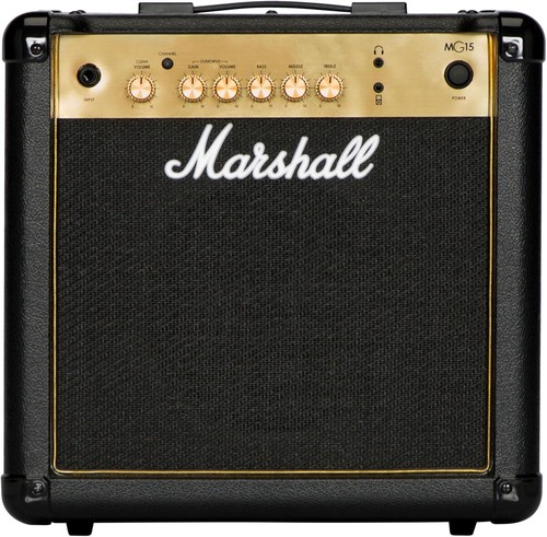 Marshall mg15g gold - gold, 15w