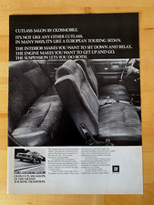 1972 Print Ad Oldsmobile Cutlass Salon