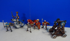 PAPO bundle MEDIEVAL KNIGHT HORSE ACTION FIGURE LOT SET castle BATTERING RAM