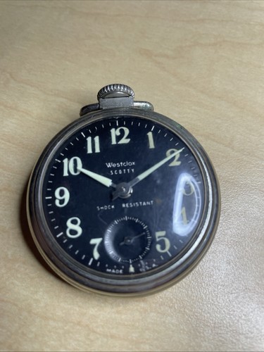 Westclox vintage silver tone - vintage,