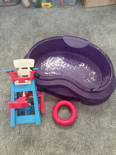 Barbie swimming pool and - barbie,