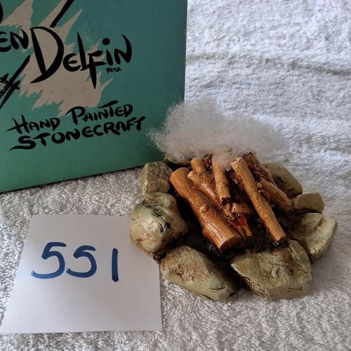 Pendelfin campfire with - campfire,
