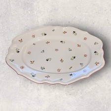 Villeroy Boch Petite Fleur Platter Oval 17”x12.5” Carving Plate ***READ***