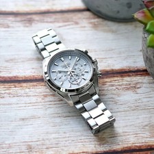 Seiko Selection SBPY179 | Solar Chronograph Watch | White Dial | JDM