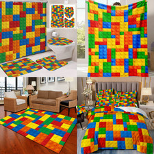 Building blocks carpet - building,