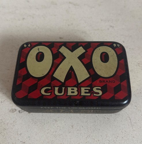 Vintage small oxo cubes - vintage,
