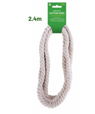 Cotton Rope Twist Rope 2.4m