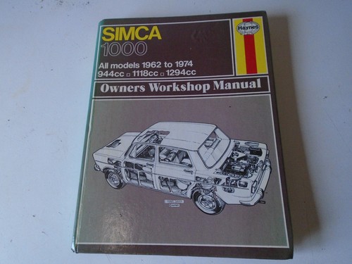 Simca 1000 inc - simca, &