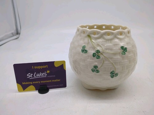 Vintage irish belleek shamrock - irish,
