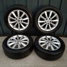 2016 SKODA OCTAVIA MK3 HATCHBACK R16 ALLOY WHEELS SET X4 5E0601025B