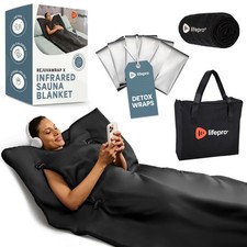 LifePro Infrared Sauna Blanket for Detox & Relaxation – Portable Far Infrared