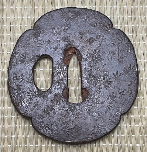 Japanese tsuba sword guard - tsuba,