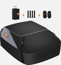 Sailnovo Car Roof Box 16 Cubic Feet Foldable Waterproof 1000D with Non-Slip Mat