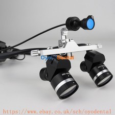 3.0X-5.0X Ergonomic Adjustable Dental Medical Ergo Surgical Loupe + 5W Headlight