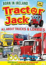 Tractor Jack All About Trucks & Lorries with songs ( Children's Learning DVD )