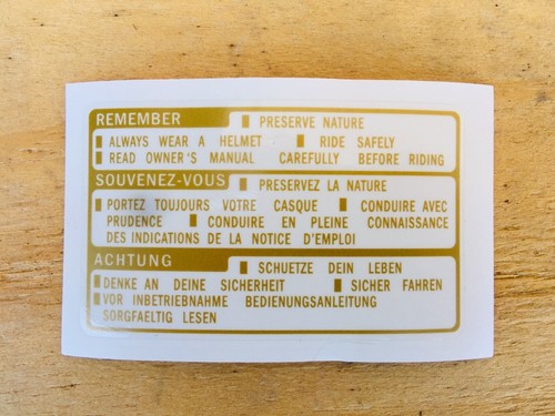 Honda cbx 750 sticker - 750, f