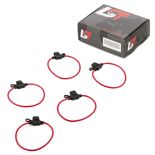 Fuse holder with flat - 5x,