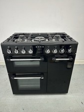 Smeg BM93BL 90cm Black Dual Fuel Range Cooker