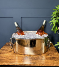 Silver Lion Handle Large Ice Bucket