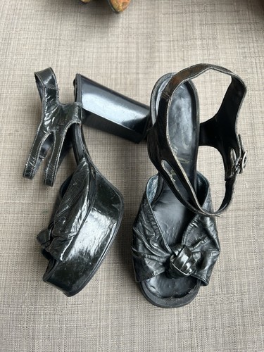 Vintage platform shoes - ,