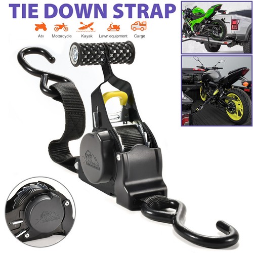 Auto retractable ratchet strap - auto,
