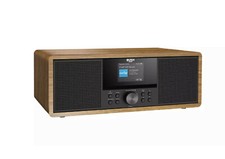 Bush Micro Hi-Fi System CD Bluetooth DAB FM AUX USB LCD Display Wood – 8776408