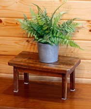 Vintage 33cm Wooden Plant