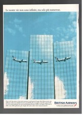 British Airways Airlines 1986 Advertising 1 Page Vintage Original