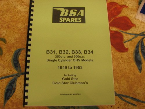 Bsa b31 b33 gold star - b33, models