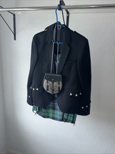 Black  kilt ,  jacket, &
