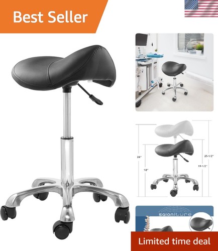 Black ergonomic saddle - ergonomic,