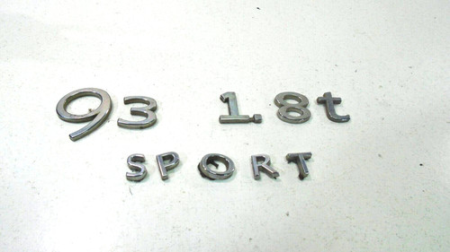 Saab genuine boot badges - 9-3,