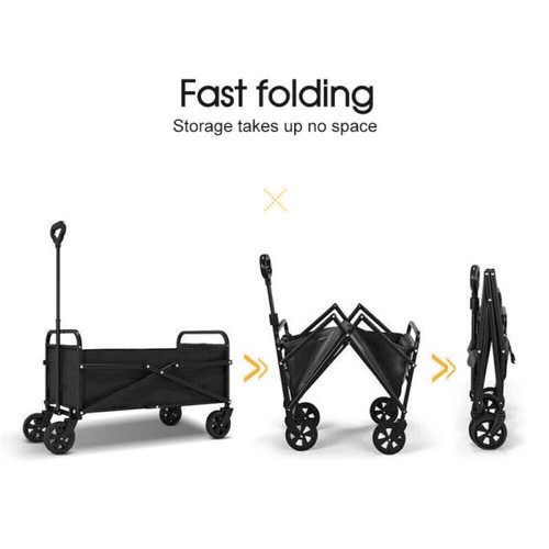 Folding wagon pull along cart - pull,