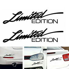 2x LIMITED EDITION Letter Styling Decal Car Window Sticker Decal Accessory Black