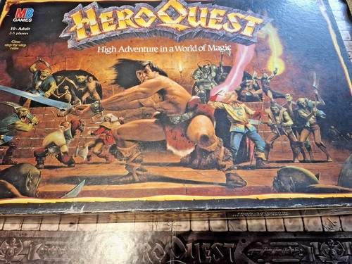 Vintage hero quest board game - vintage,