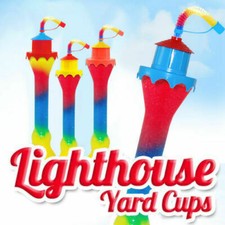 🔥 LIGHTHOUSE Novelty Reusable Drinking Cups Slush 350ml 12oz Cup (HT11)
