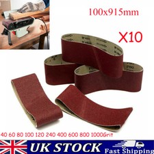 10X 100x915mm Sanding Belts