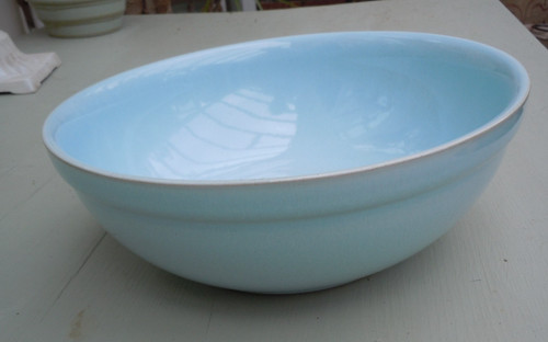 Denby blue linen serving - linen,