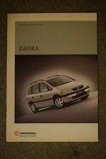 Vauxhall Zafira 2000 models